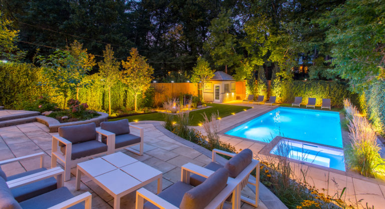 Forest Hill Estate side view of the property featuring well-maintained garden.