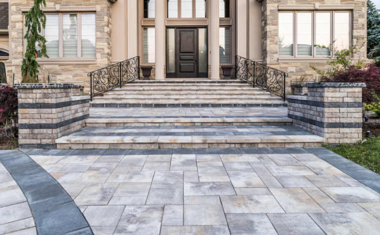 Elegant Four Seasons Estate multi-level deck design