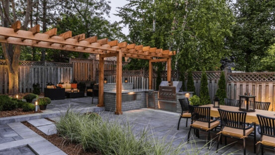 Classic contemporary interior design with a spacious, modern living area featuring neutral tones and elegant furnishings.