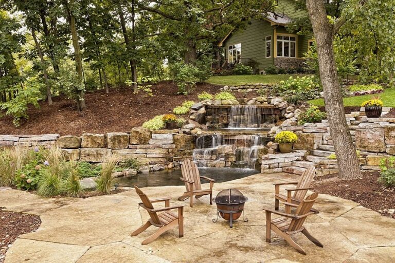 Rustic Backyard Landscaping