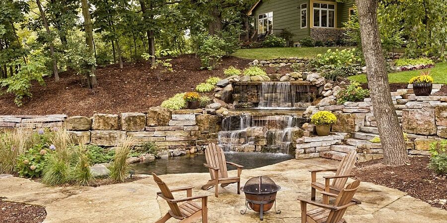 Rustic Backyard Landscaping