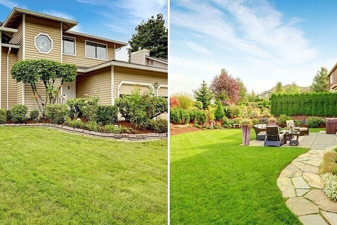 3 Front Yard VS Backyard Landscaping Designs