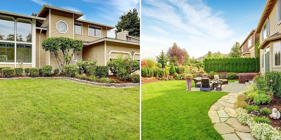 Common Front Yard V/S Backyard Landscaping Designs