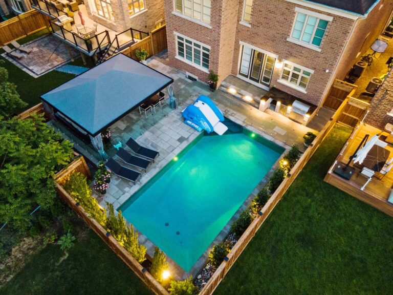 Charming garden path with decorative stones and plants