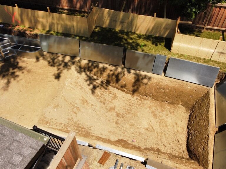 Chic outdoor space with comfortable seating and a garden view