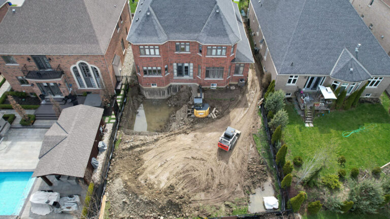 Backyard Before Renovation - Pre-Construction