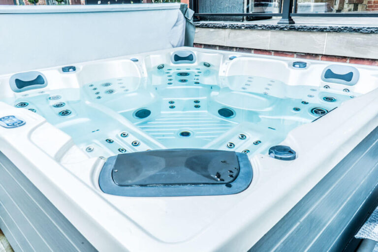 Beautifully Landscaped Backyard with Garden Beds