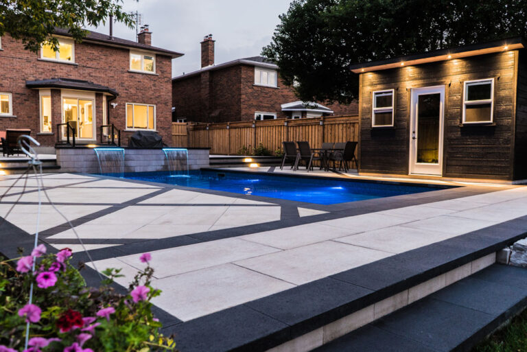 Clover Landscape Design - Patio and Greenery View