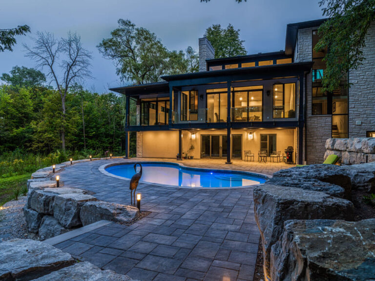 City road in India with busy traffic and streetlights